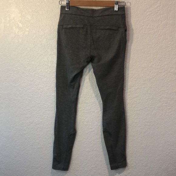 ATHLETA | Ponte Moto Gray Zip Legging Pant - Picture 8 of 13